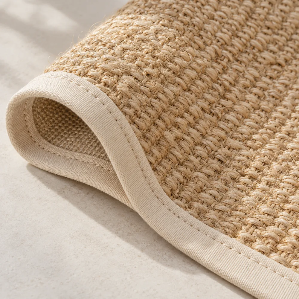 Sisal texture and construction sample concept