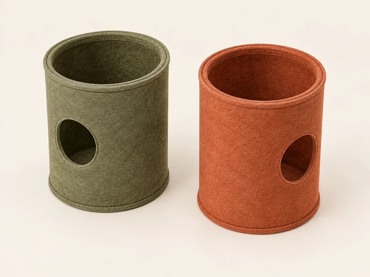 Detachable Felt Play Tunnel — separate sections