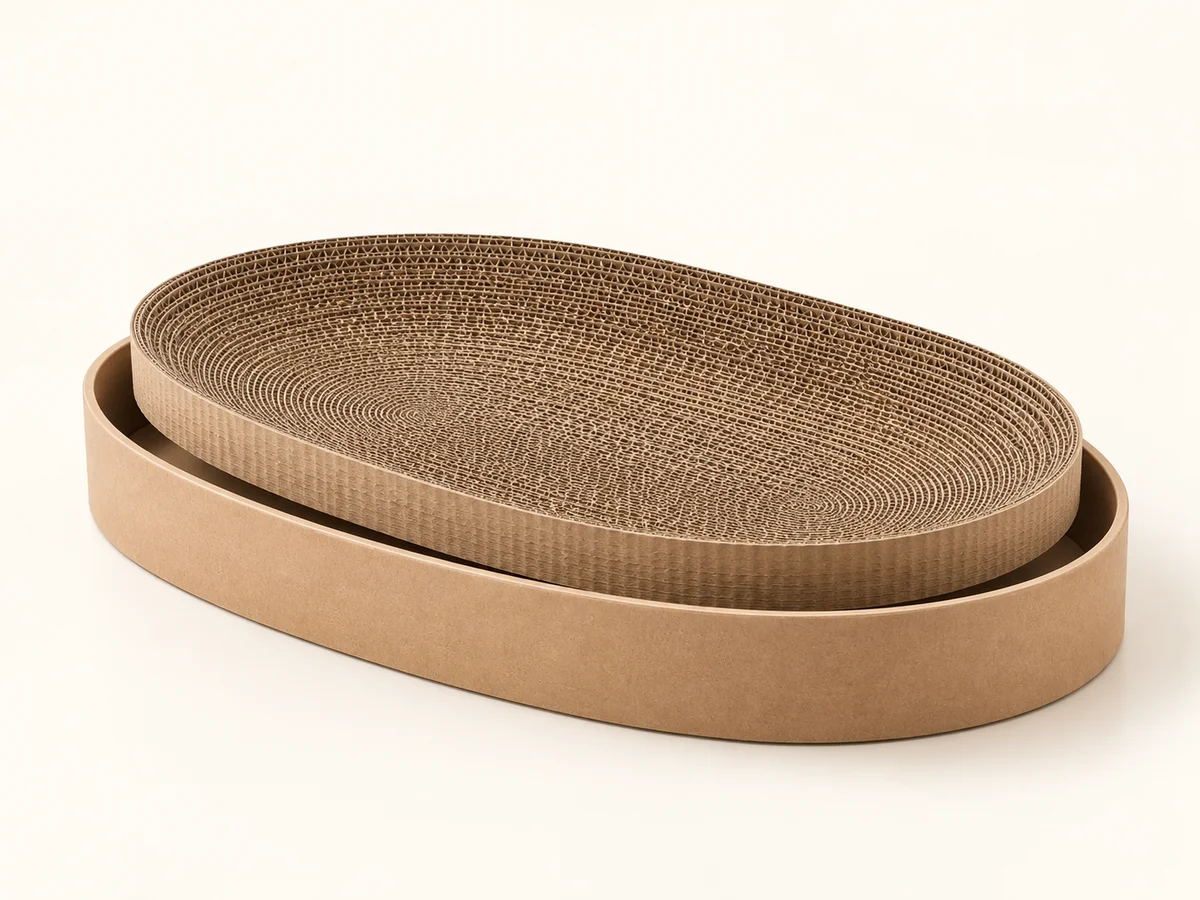 Replaceable-Core Scratch Bed — the nested profile